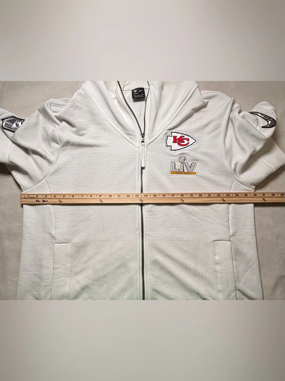 Nike Chiefs Super Bowl LIV Showout Hoodie Men’s XXL White NFL #486